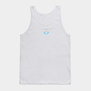 Newborn baby boy with umbrella Tank Top